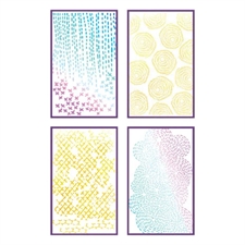 Sizzix Stencils Set by 49 & Market / Vicki Boutin - Stitched Florals (A5)